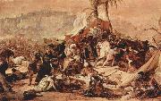 Francesco Hayez The Seventh Crusade against Jerusalem USA oil painting reproduction